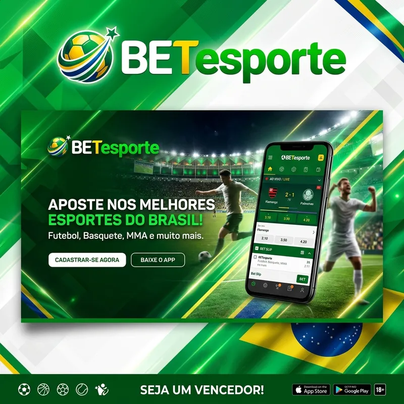 Painel de destaques da BETesporte no Brasil com Zico e campeonatos esportivos