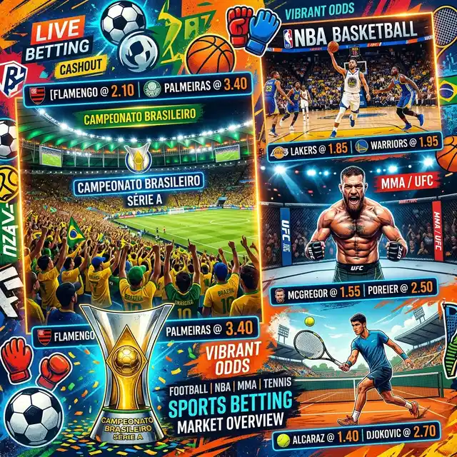 Tabela visual dos esportes com maior volume de palpites na BETesporte